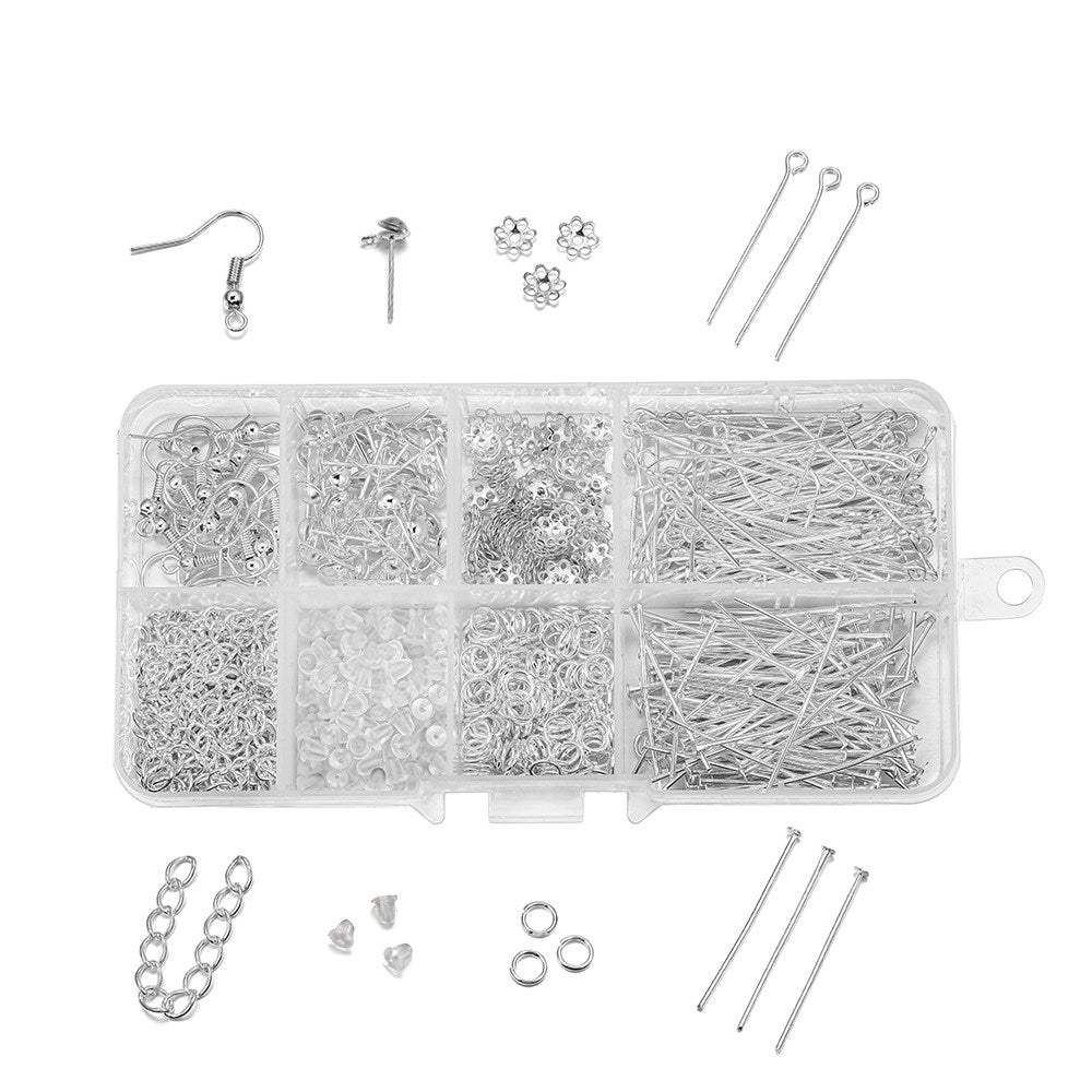 All - in - One DIY Jewelry Making Kit – 380+ Pcs Beading Supplies with Pliers, Findings, Beads & Storage Box for Bracelet, Necklace, Earring Crafting (Gold / Silver / Bronze) - HomeDIYer