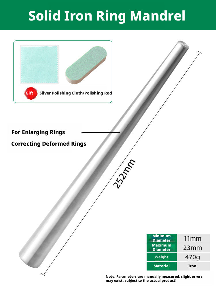 Bracelet & Ring Shaping Kit – Jewelry Repair Tools with Rubber Mallet