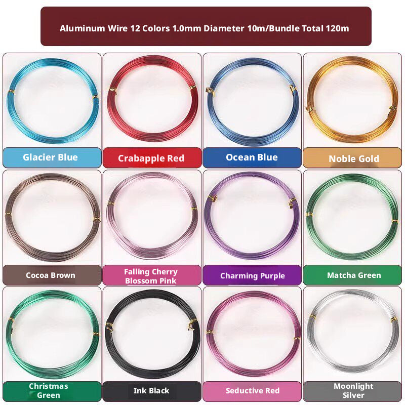 100m Color‑Retaining Copper Wire – DIY Wire Wrapping & Flower Making