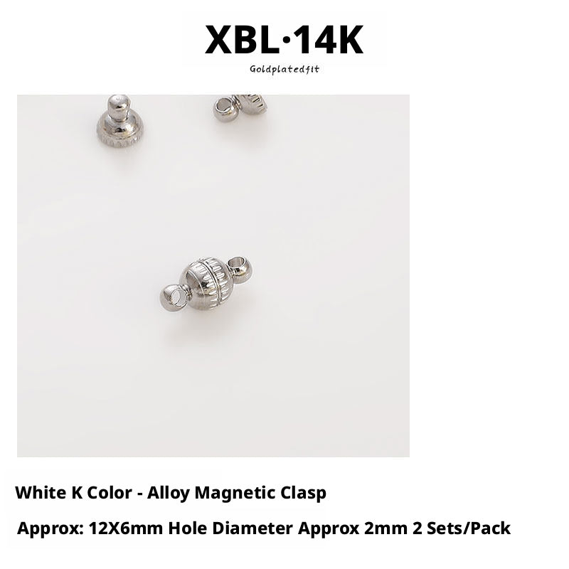 Magnetic Clasps for Jewelry Making – Strong, Gold Plated, DIY Buckles