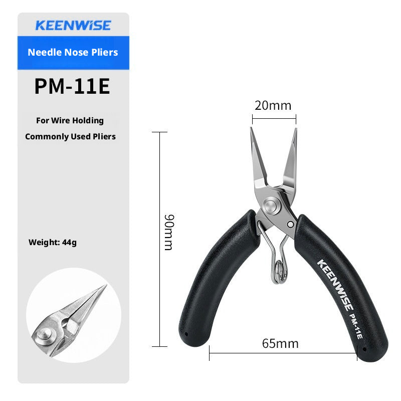 KEENWISE Mini Jewelry Pliers Set – 5 Types, 4"/4.5", Stainless Steel