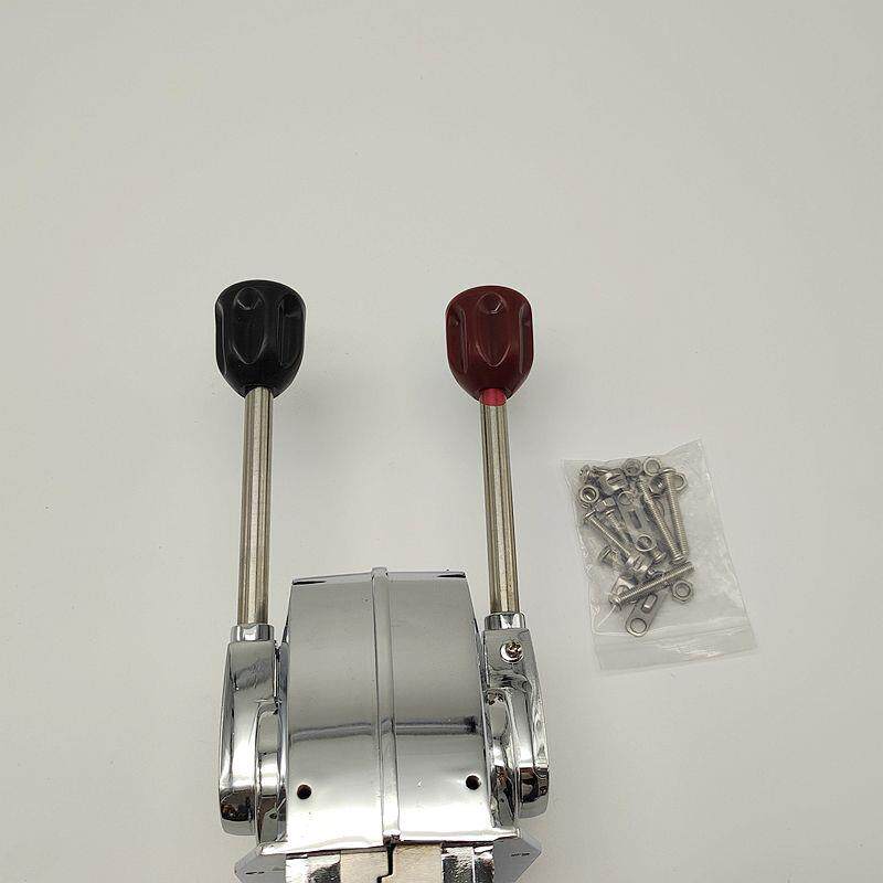 Stainless Steel Outboard Throttle Controller Kit – Complete Set with 2 Cables & Stud for Boat Repair