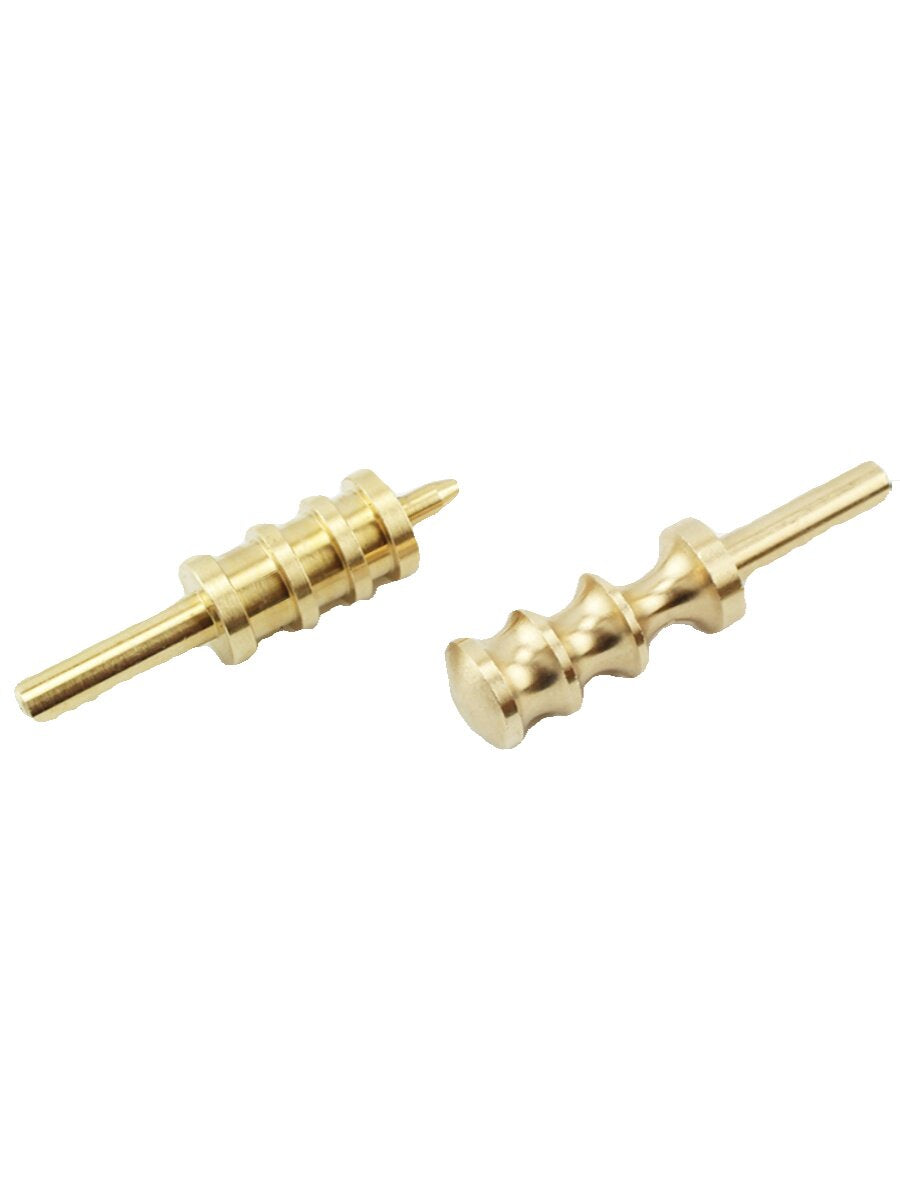 Adjustable Temperature Leather Edging Iron – Brass Tips for Edge Wax & Creasing (8 Heads Set)