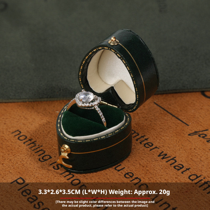 Vintage Mini Ring Box – Proposal, Wedding & Jewelry Photography Prop