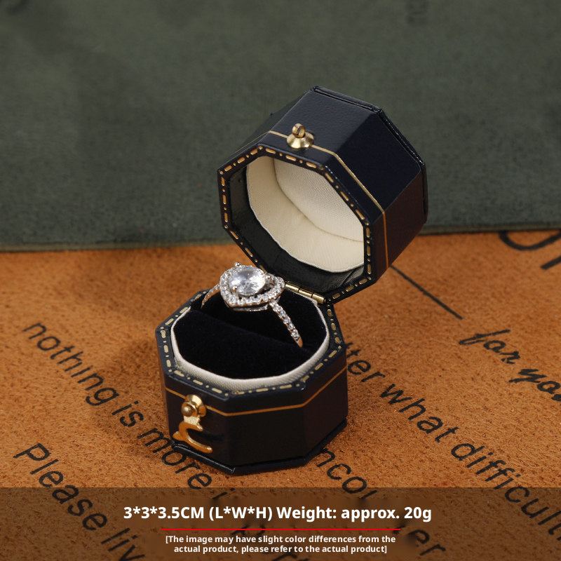 Vintage Mini Ring Box – Proposal, Wedding & Jewelry Photography Prop