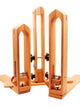 Hand‑Stitched Wood Clamp – 8 Styles for Leather Sewing (Beech/Pine, Lychee or Leather Veneer)