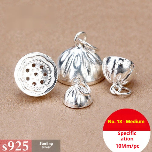 s925 Sterling Silver Pendants & Beads – 40+ Shapes for DIY Red String Bracelets, Crystal Jewelry, Handmade Weaving Accessories