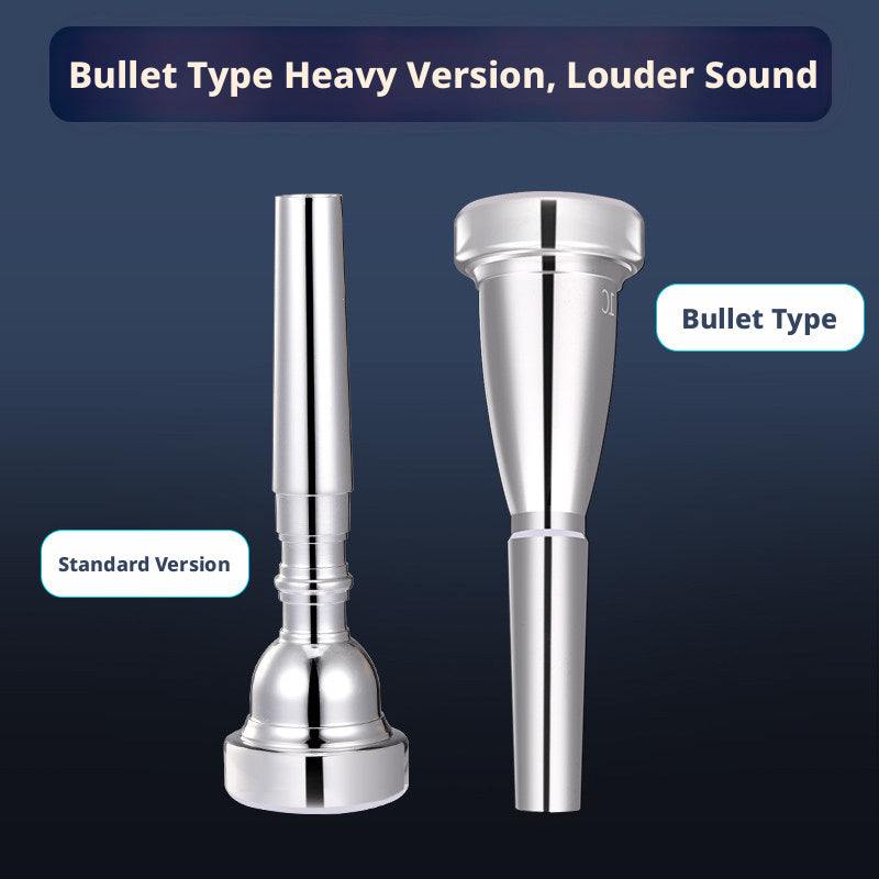 Xinbao Trumpet Mouthpiece – Silver/Gold Plated, 1C/1.5C/3C/5C/7C, Bullet Heavy Versions