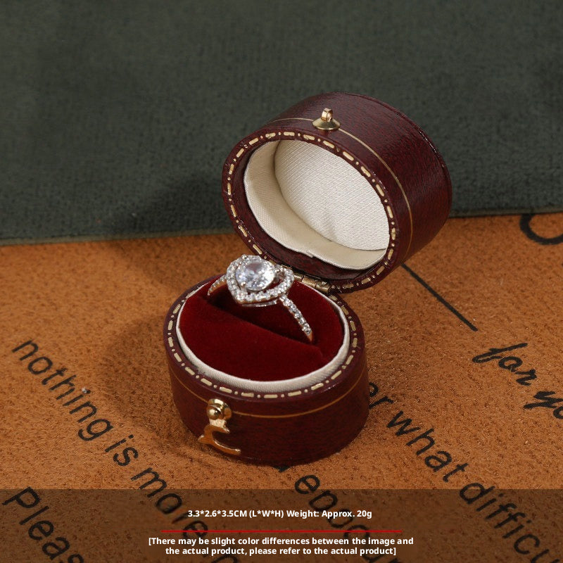 Vintage Mini Ring Box – Proposal, Wedding & Jewelry Photography Prop