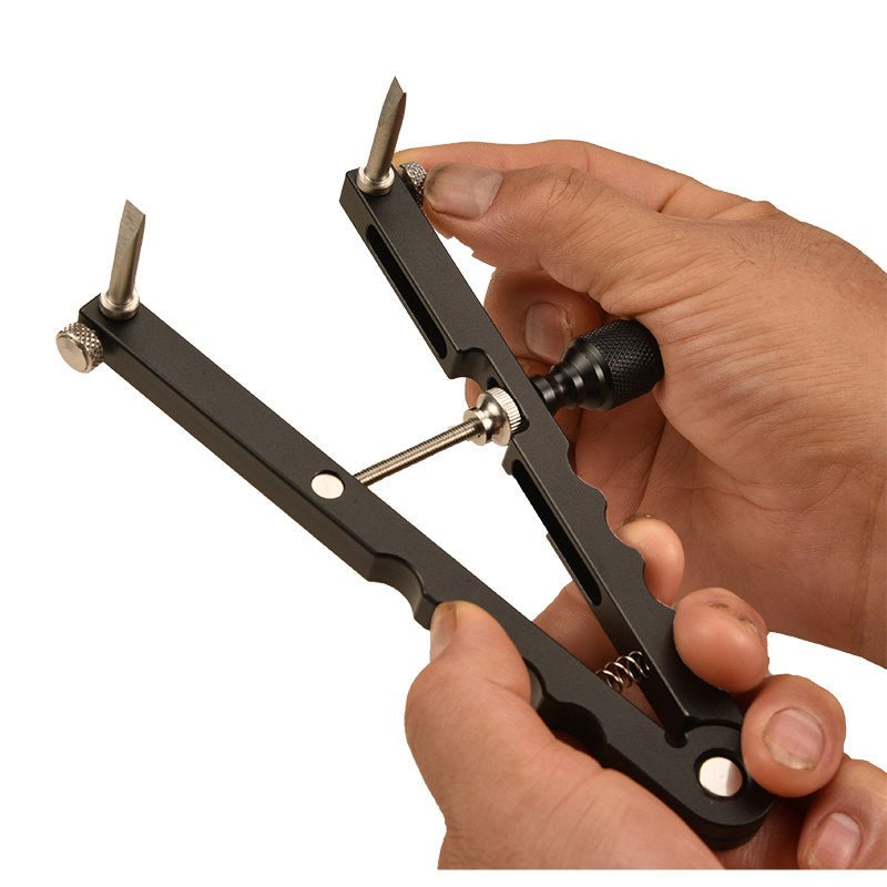 V - Shape Lens Spanner Wrench Tool Kit — Adjustable Filter Ring Opener for Vintage Lenses, Microscopes & Telescopes - HomeDIYer