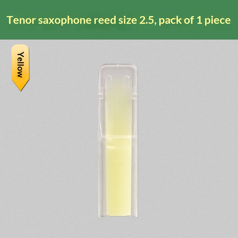 Resin Saxophone & Clarinet Reeds – 1.5 / 2.0 / 2.5 / 3.0 – Single or 4‑Pack (Alto, Tenor, Soprano, Clarinet)