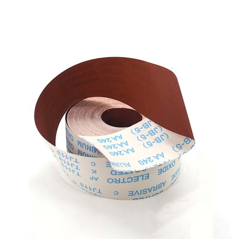 1 Meter 80 - 600 Grit Emery Cloth Roll Polishing Sandpaper For Grinding Tools Metalworking Dremel Woodworking Furniture - HomeDIYer