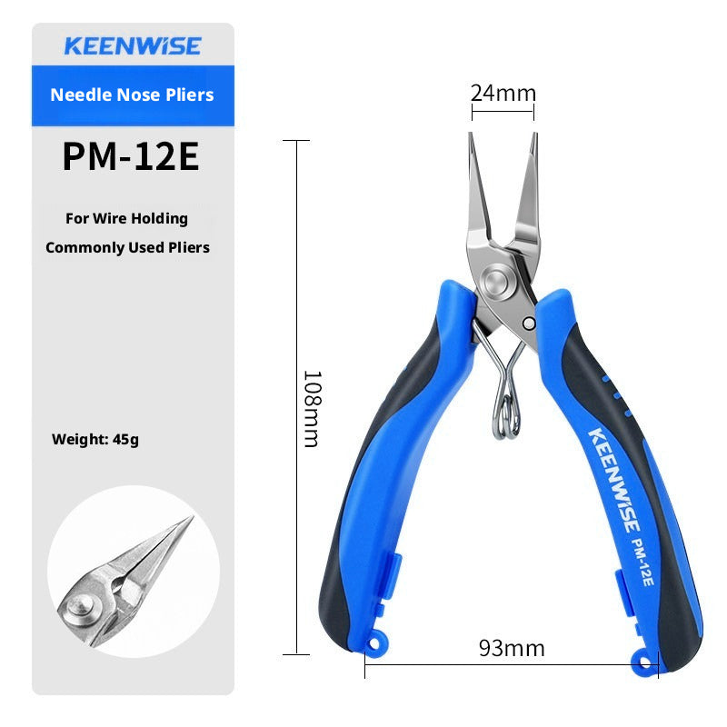 KEENWISE Mini Jewelry Pliers Set – 5 Types, 4"/4.5", Stainless Steel