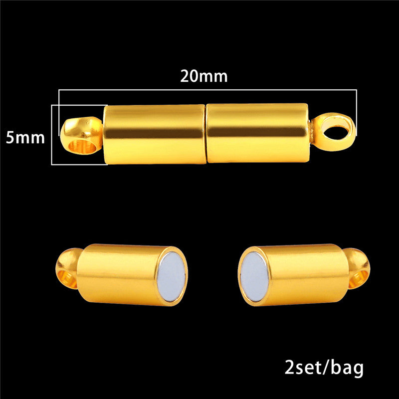 Magnetic Clasps for Jewelry Making – Strong, Gold Plated, DIY Buckles