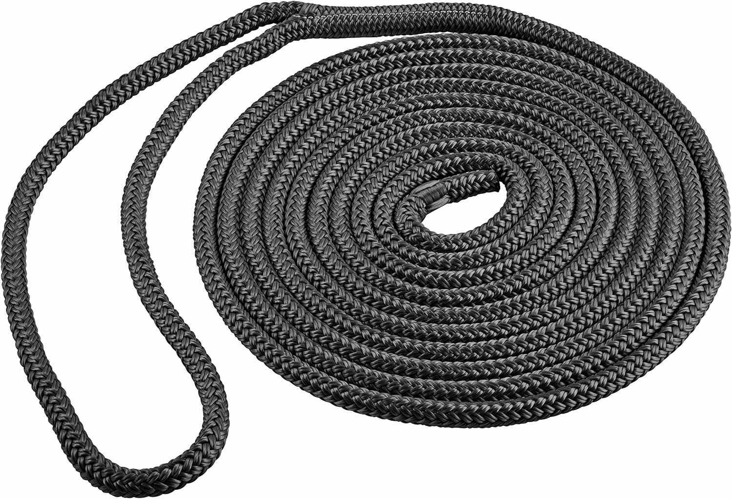 Double Braid Nylon Dock Line — Marine Mooring Rope for Boats, Jet Skis & Kayaks