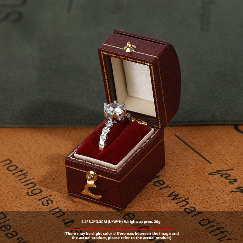 Vintage Mini Ring Box – Proposal, Wedding & Jewelry Photography Prop
