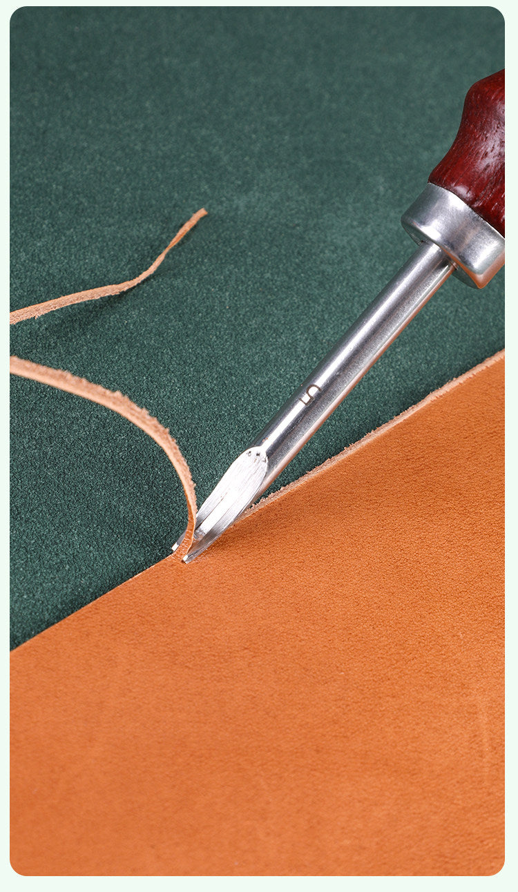 Leather Edge Trimmer / Beveler – 5 Sizes 0.8‑1.6mm for Vegetable‑Tanned Leather