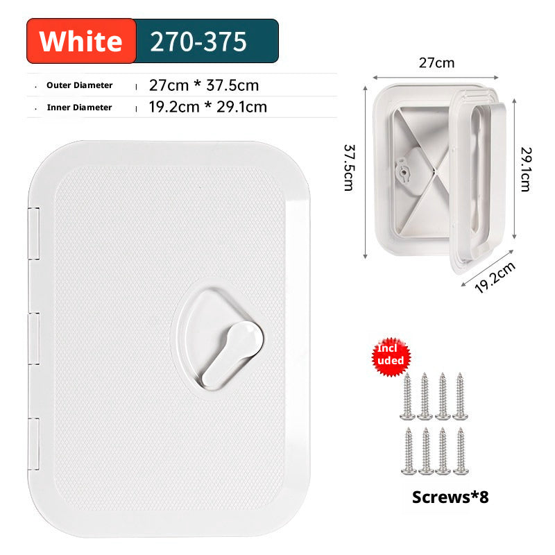 Marine Deck Access Hatch – UV Resistant ABS Plastic Inspection Cover for Boats, Fish Boxes & Storage Compartments