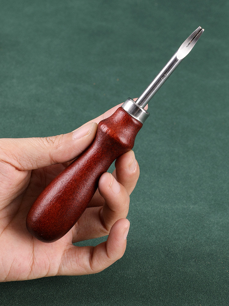 Leather Edge Trimmer / Beveler – 5 Sizes 0.8‑1.6mm for Vegetable‑Tanned Leather