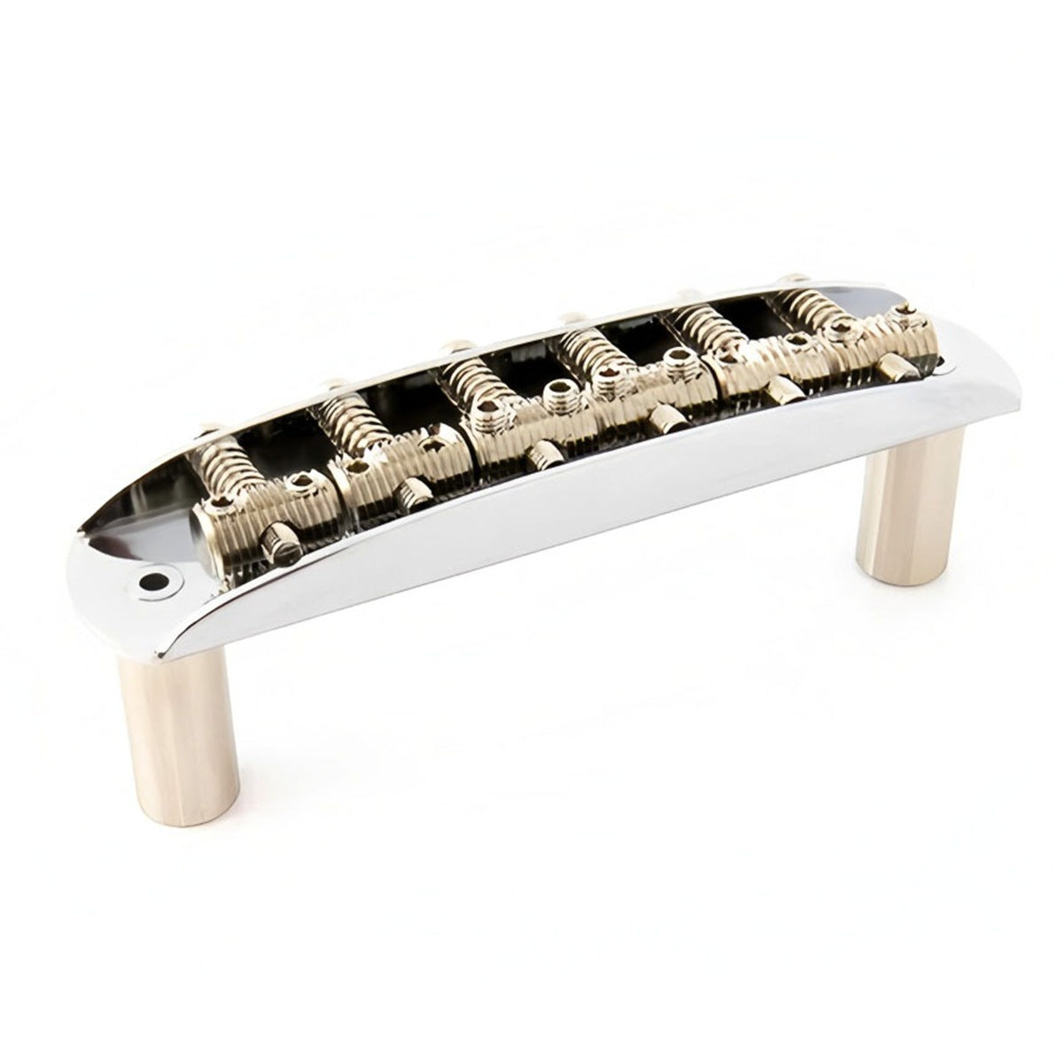 Mustang electric guitar bridge, adjustable guitar bridge for Fender Jaguar Jazzmaster chrome
