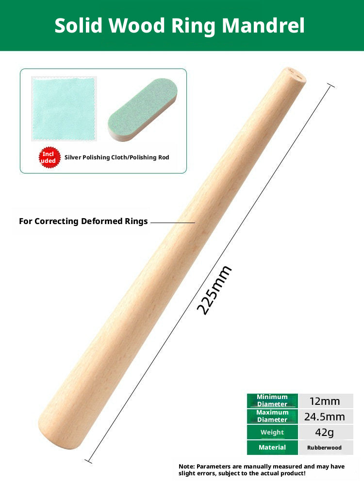 Bracelet & Ring Shaping Kit – Jewelry Repair Tools with Rubber Mallet