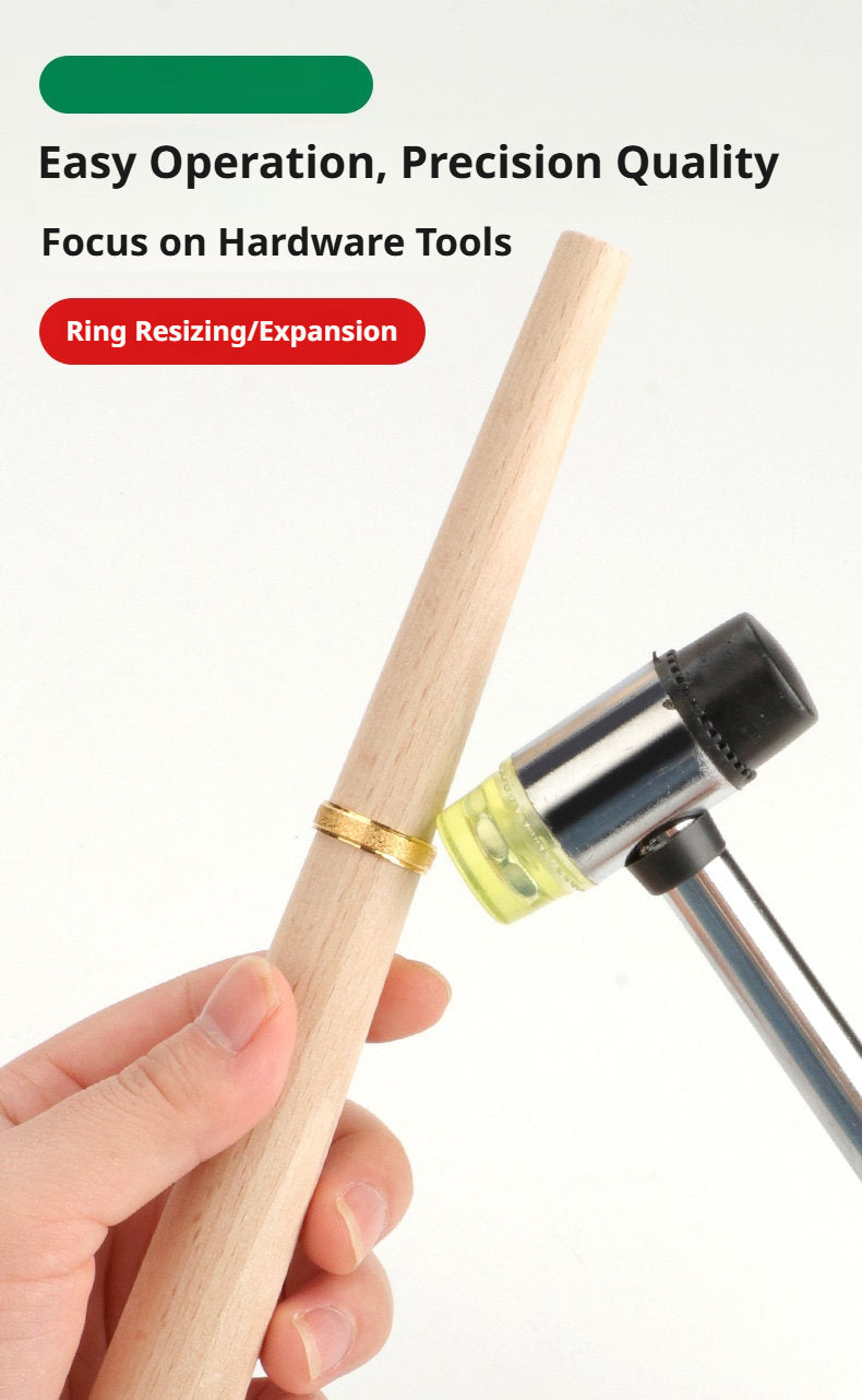 Bracelet & Ring Shaping Kit – Jewelry Repair Tools with Rubber Mallet
