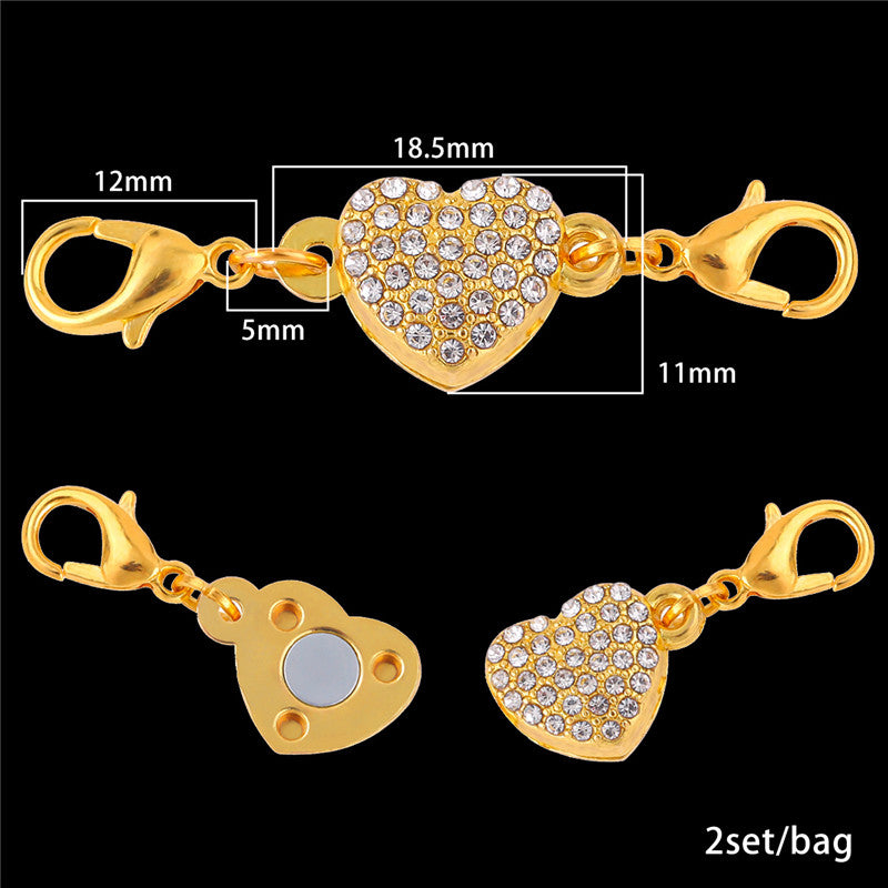Magnetic Clasps for Jewelry Making – Strong, Gold Plated, DIY Buckles