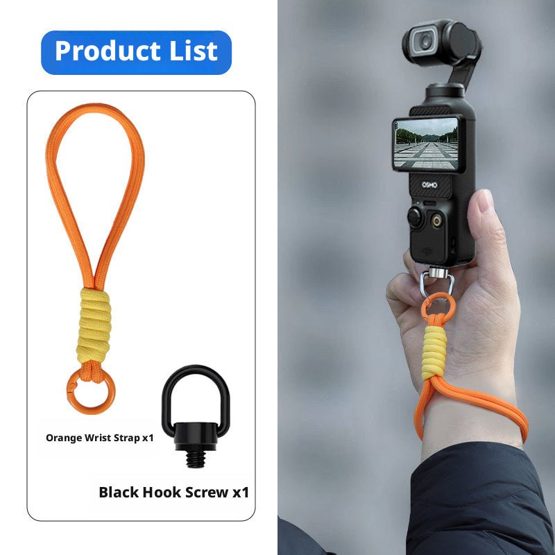 1/4" Camera Strap Screw Mount Adapter for DJI Pocket 3, Insta360 & Action Cameras - HomeDIYer