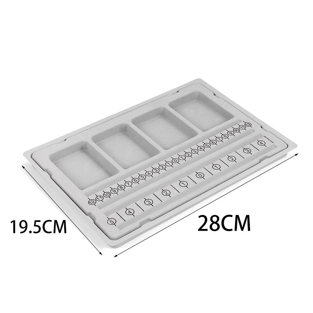 Bead Design Board Set – 13 - 20cm Bracelet Sizer, Necklace Layout Plate, Wooden & Acrylic Trays with Beading Needles, Rope Braider & Storage Bags - HomeDIYer
