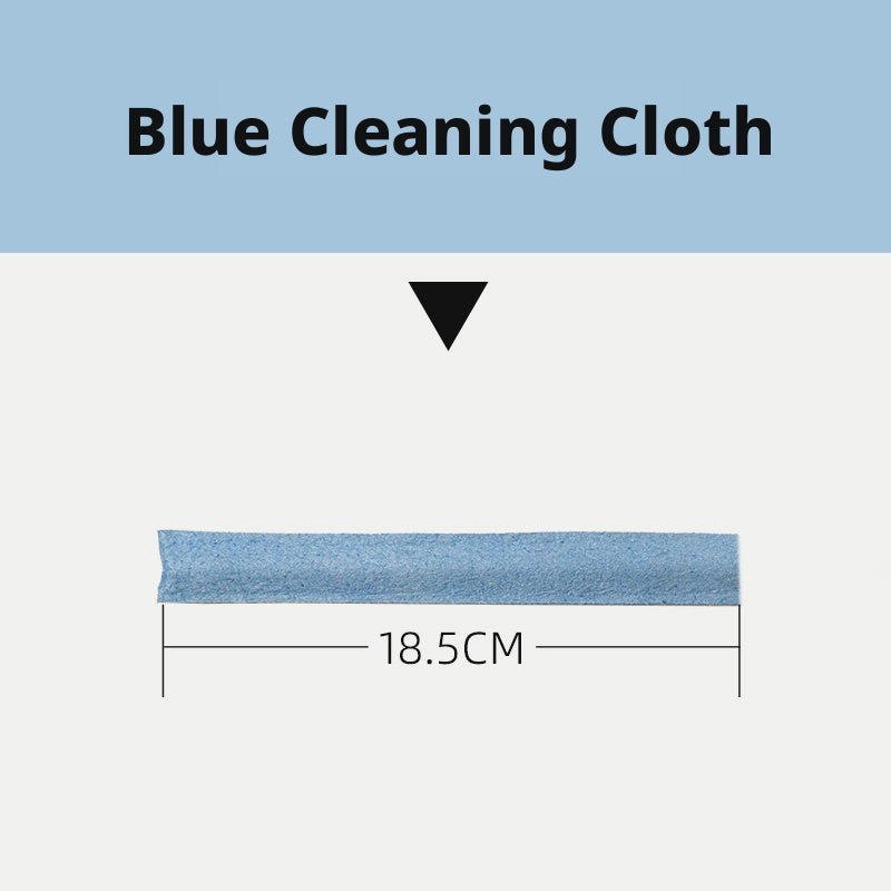 Flute Bore Cleaning Cloth & Silicone Probe Stick – Absorbent, Detachable, Multi‑Color (Green/Pink/Yellow/Blue)