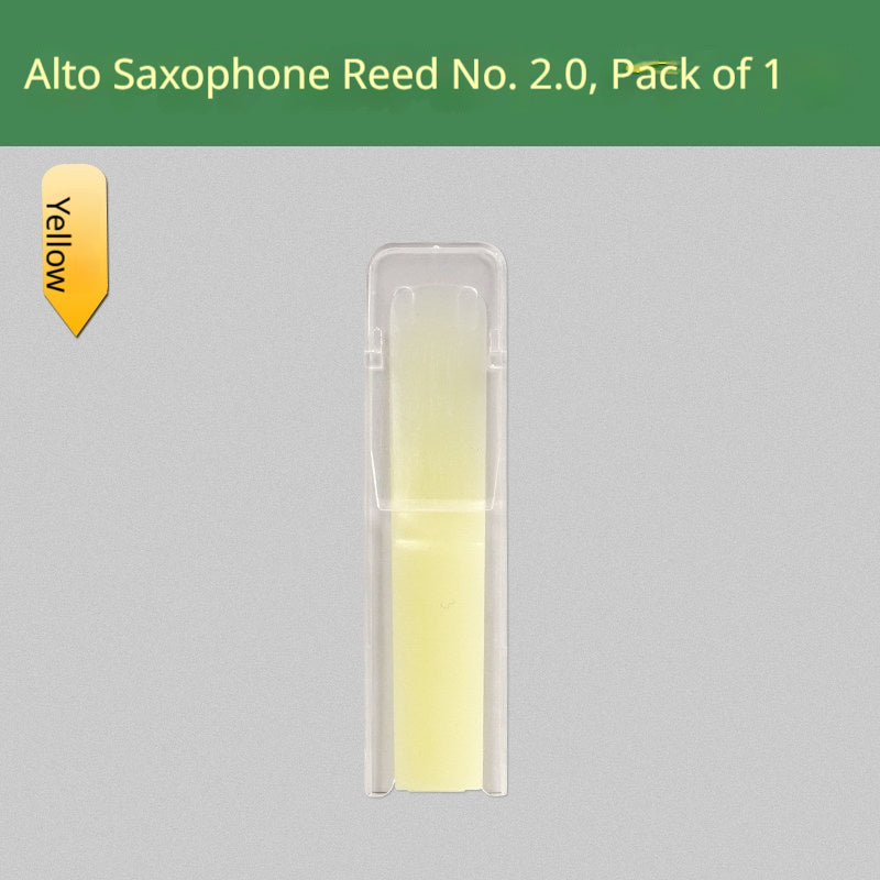 Resin Saxophone & Clarinet Reeds – 1.5 / 2.0 / 2.5 / 3.0 – Single or 4‑Pack (Alto, Tenor, Soprano, Clarinet)