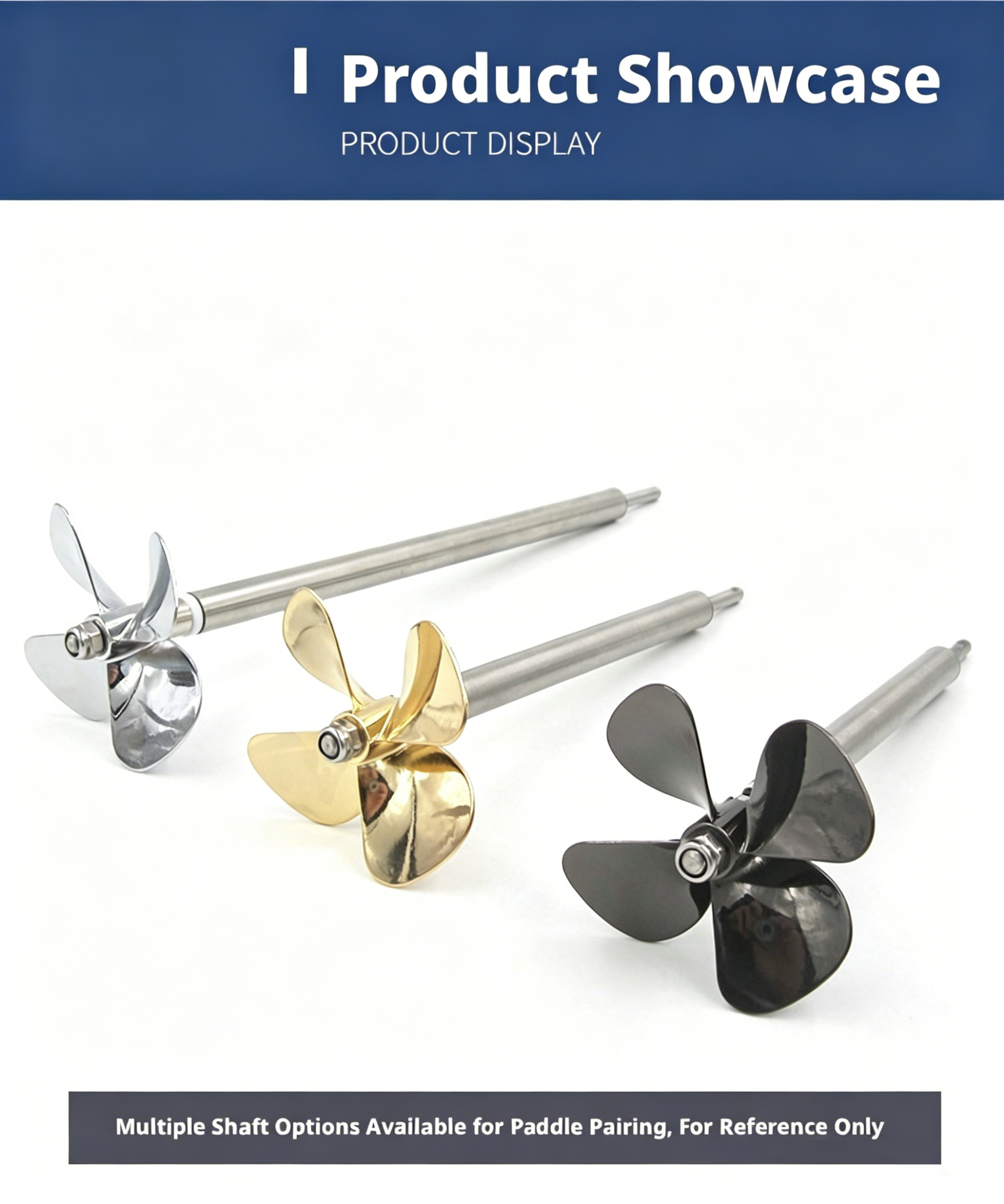 Zinc Alloy 4-Blade RC Boat Propeller - 55mm/60mm CW & CCW Replacement for Fishing Boats, Bait Boats & Remote Control Models