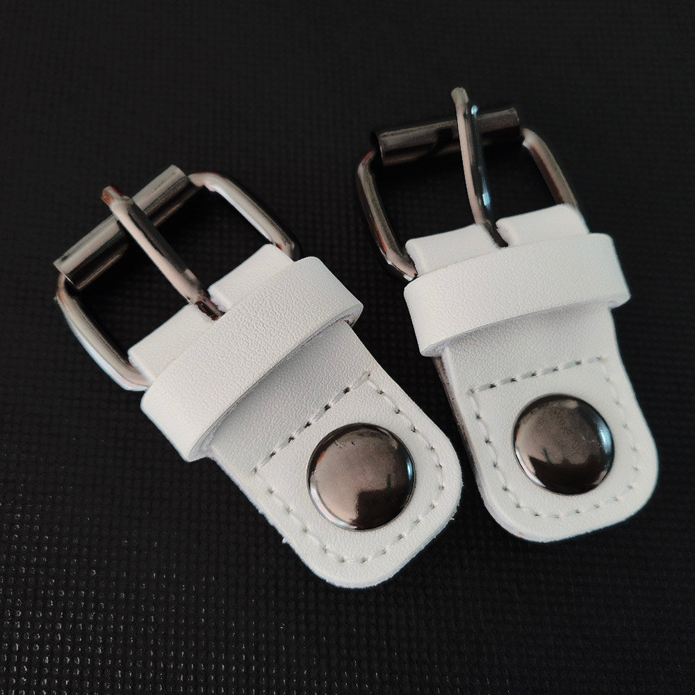 Leather Magnetic Buckle – 1.4cm / 1.8cm for Bags, Backpacks, Straps (Black, White, Brown)