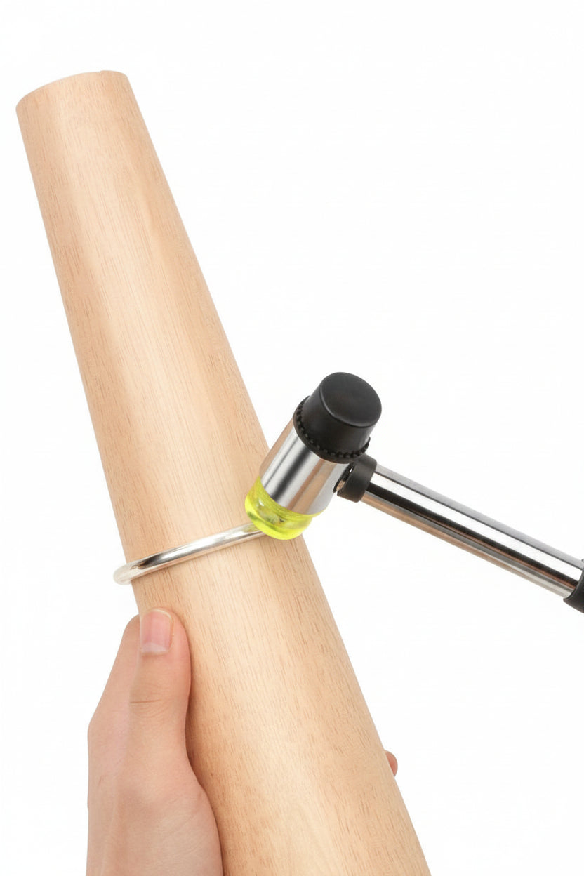 Bracelet & Ring Shaping Kit – Jewelry Repair Tools with Rubber Mallet