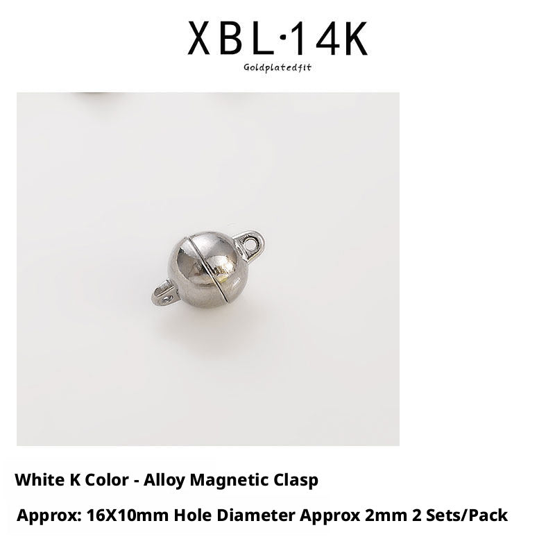 Magnetic Clasps for Jewelry Making – Strong, Gold Plated, DIY Buckles