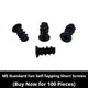 PC Case Fan Screws Kit – M3.5 M4 M5 Fan Mounting Screws with Nuts & Anti-Vibration Washers