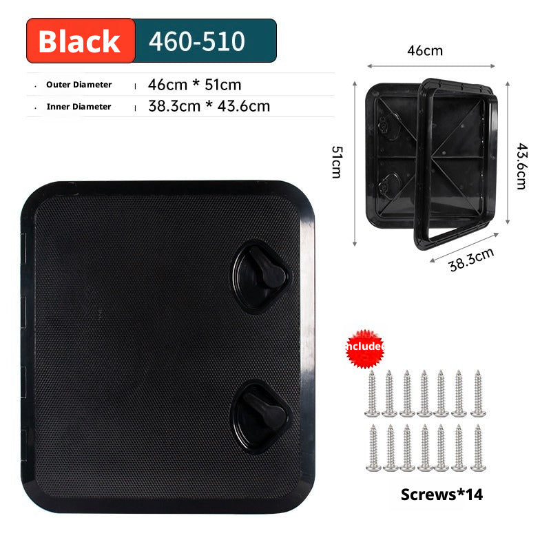 Marine Deck Access Hatch – UV Resistant ABS Plastic Inspection Cover for Boats, Fish Boxes & Storage Compartments