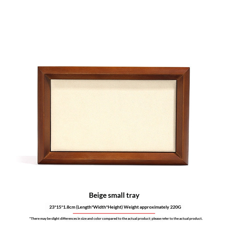 Premium Solid Wood Jewelry Display Trays for Photography & Organizing