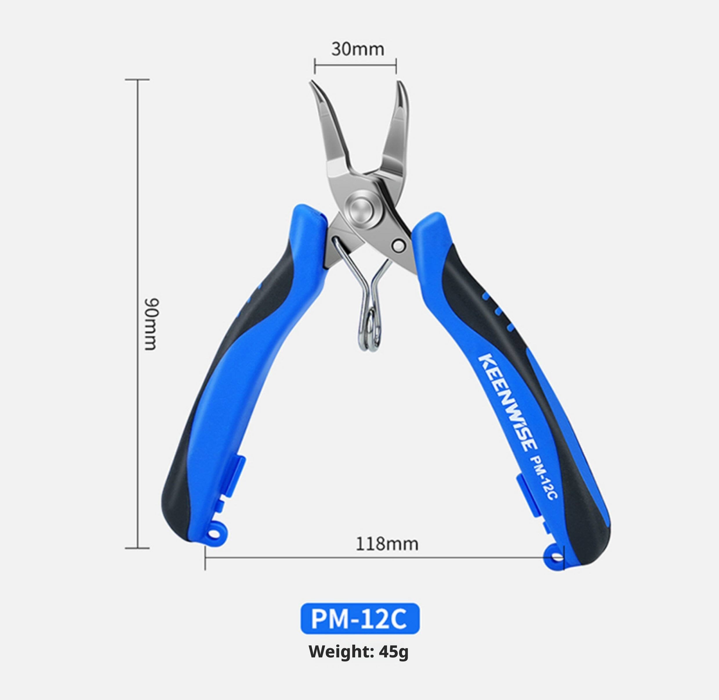 KEENWISE Mini Jewelry Pliers Set – 5 Types, 4"/4.5", Stainless Steel