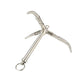 316 Stainless Steel Folding Marine Grappling Hook - 3 Prong Boat Anchor & Weed Hook for Yachts & Fishing Boats