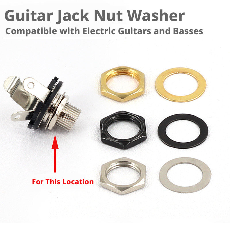 Electric Guitar Socket Nut Gasket