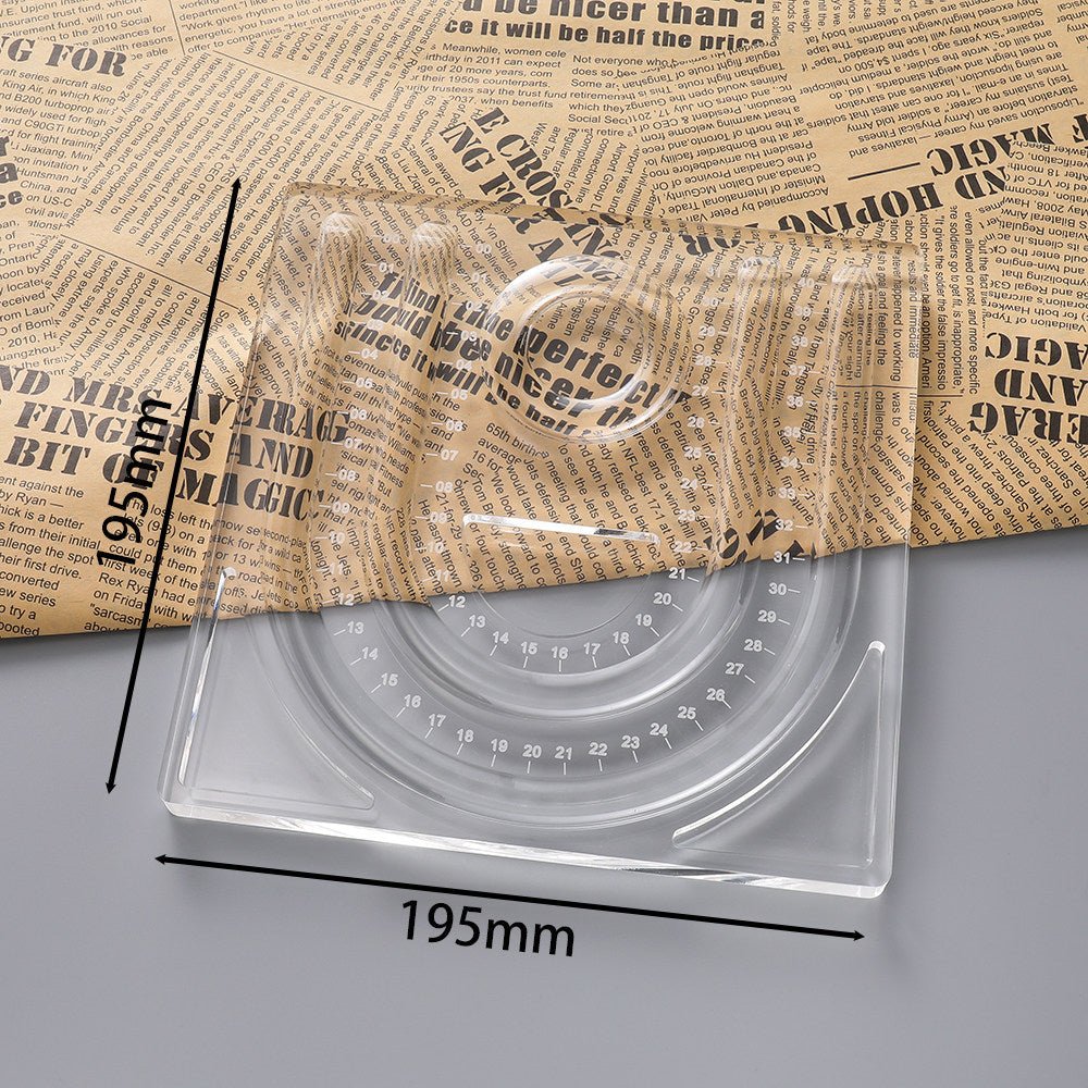 Bead Design Board Set – 13 - 20cm Bracelet Sizer, Necklace Layout Plate, Wooden & Acrylic Trays with Beading Needles, Rope Braider & Storage Bags - HomeDIYer