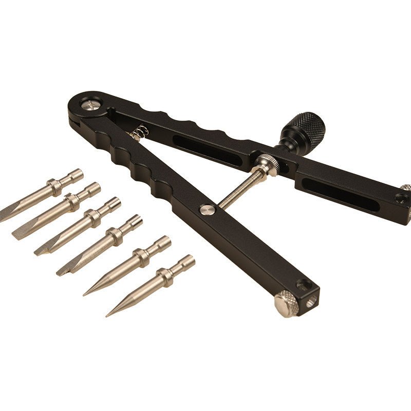 V - Shape Lens Spanner Wrench Tool Kit — Adjustable Filter Ring Opener for Vintage Lenses, Microscopes & Telescopes - HomeDIYer