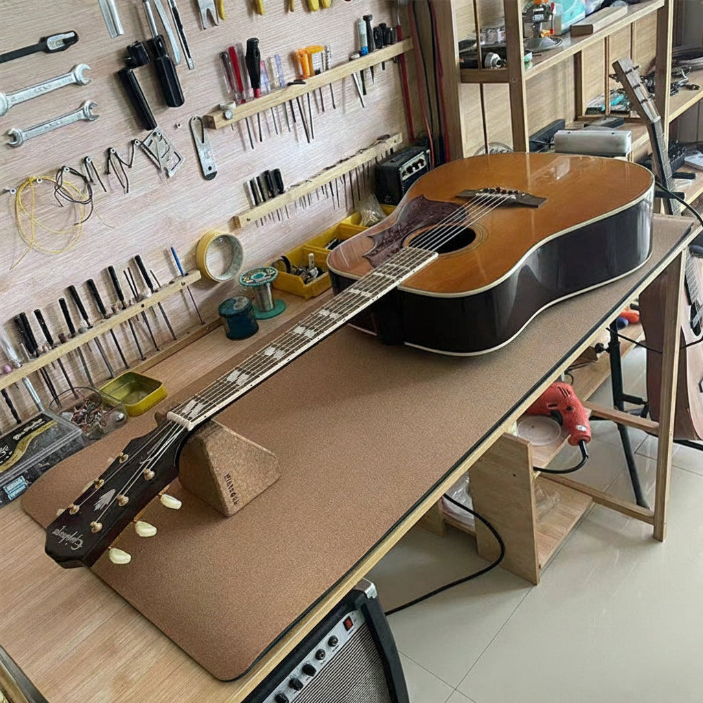 Instrument Repair Mat & Neck Rest for Guitar Violin Bass Non-Slip