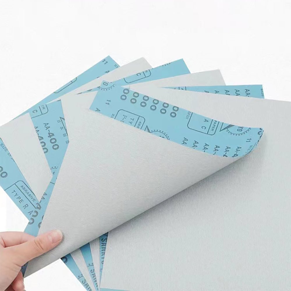 Dry Sandpaper 120 180 240 320 400 600Grits White Sand Paper for Automotive Wood Furniture Metal Electronics Polishing Grinding - HomeDIYer