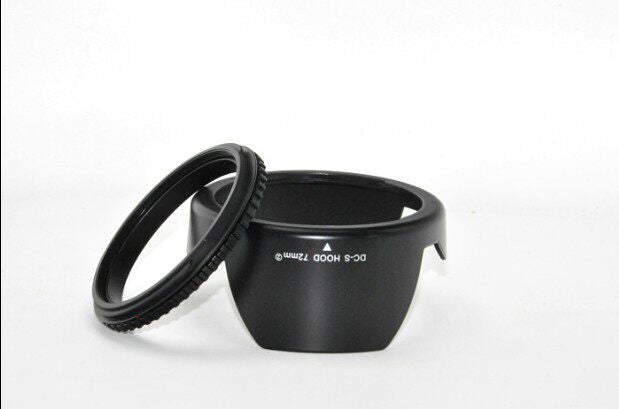 Universal Reversible Lens Hood — Screw - In Petal Design, 49–82mm Filter Thread, Fits Canon Nikon Sony Cameras - HomeDIYer
