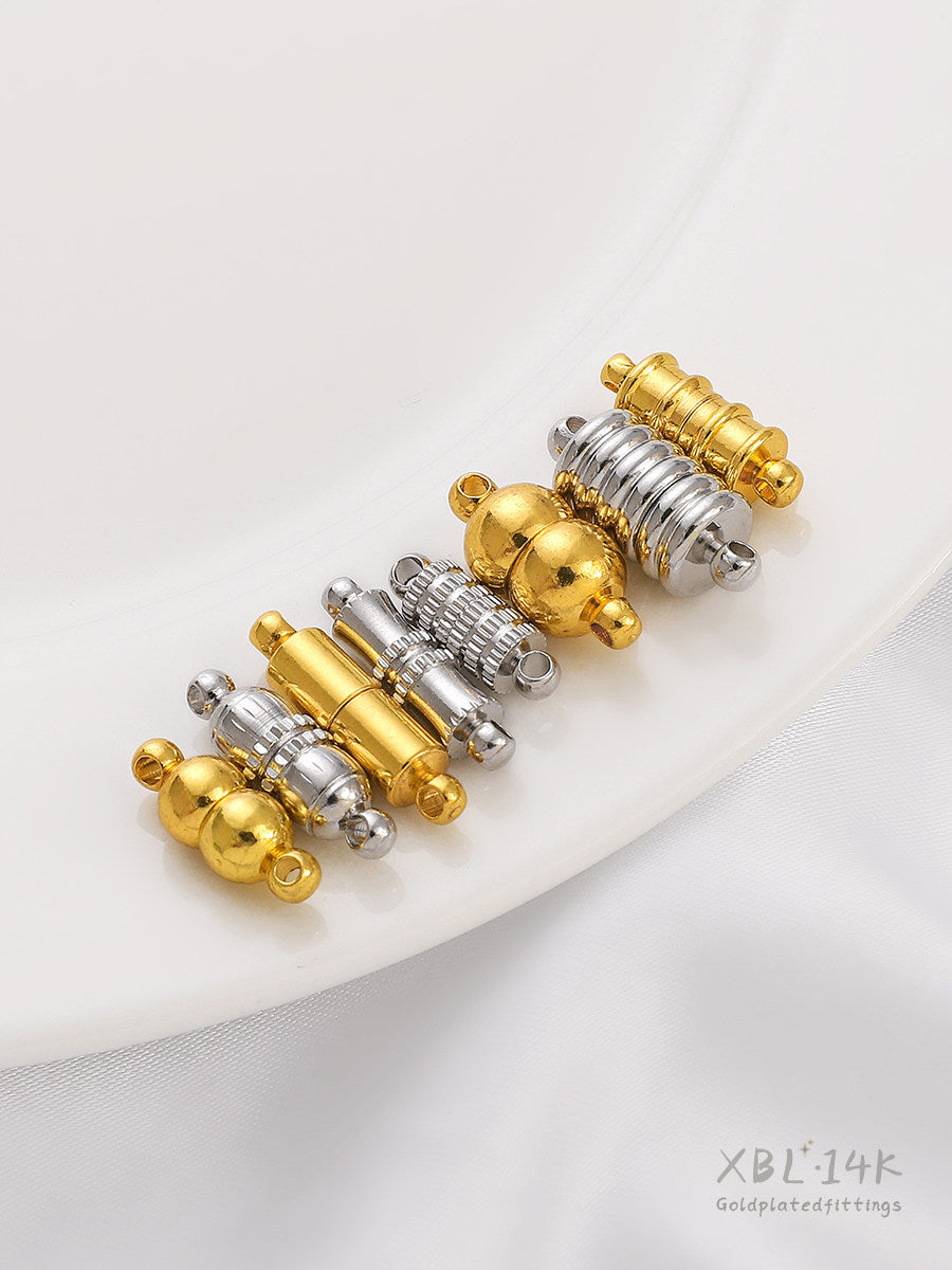 Magnetic Clasps for Jewelry Making – Strong, Gold Plated, DIY Buckles