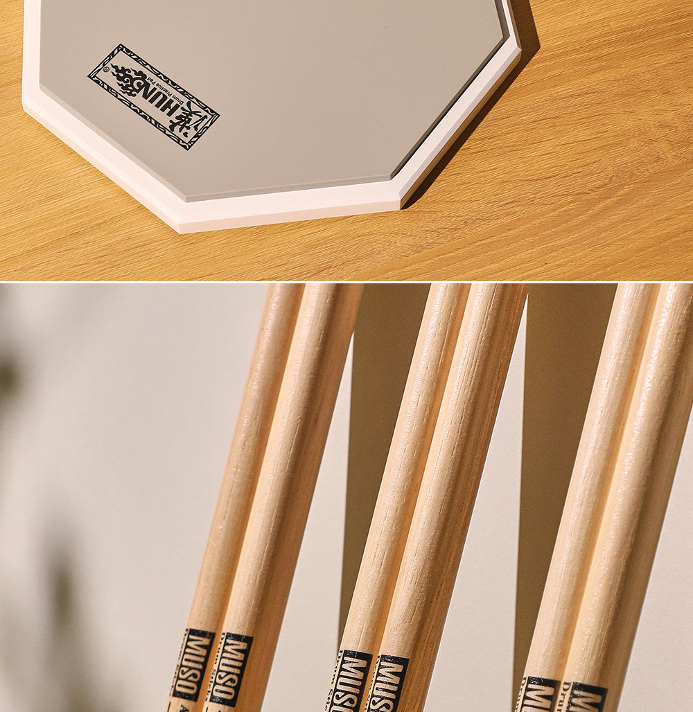 MUSO North American Wood Drumsticks – 7A / 5A / 5B (Hickory/Pecan) with Free Engraving