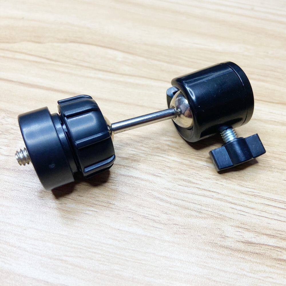 17mm Ball Head to 1/4" - 20 Screw Adapter — Ball Joint Converter for Camera Mounts & Monitor Brackets - HomeDIYer