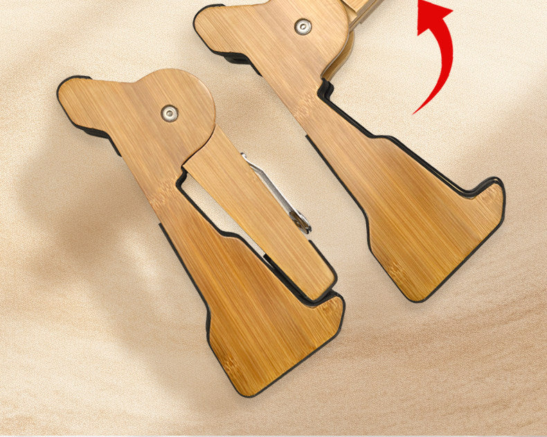 Solid Wood Foldable Guitar Stand – Bamboo A‑Frame for Guitar, Violin, Ukulele (with Footrest & Double Stand Options)